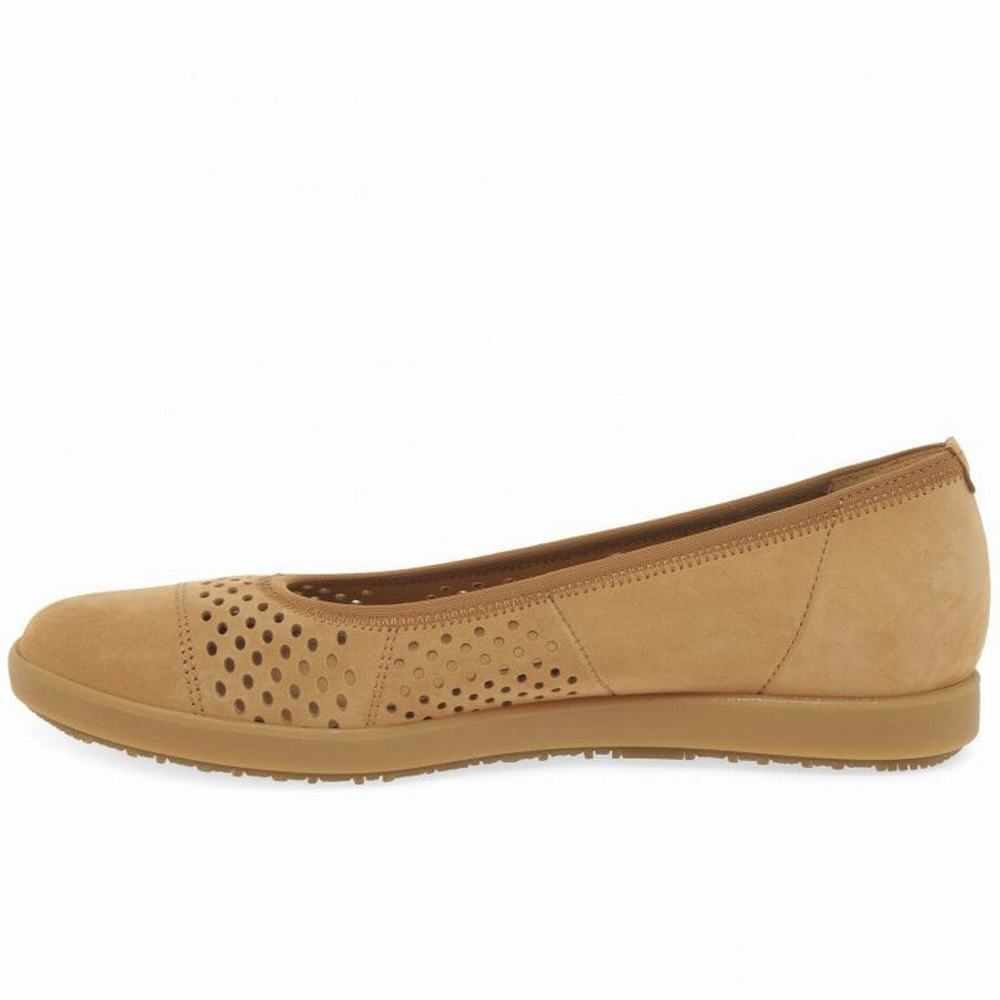 Balerini Dama Gabor Pattie Punched Detail Casual Maro | RO0001954