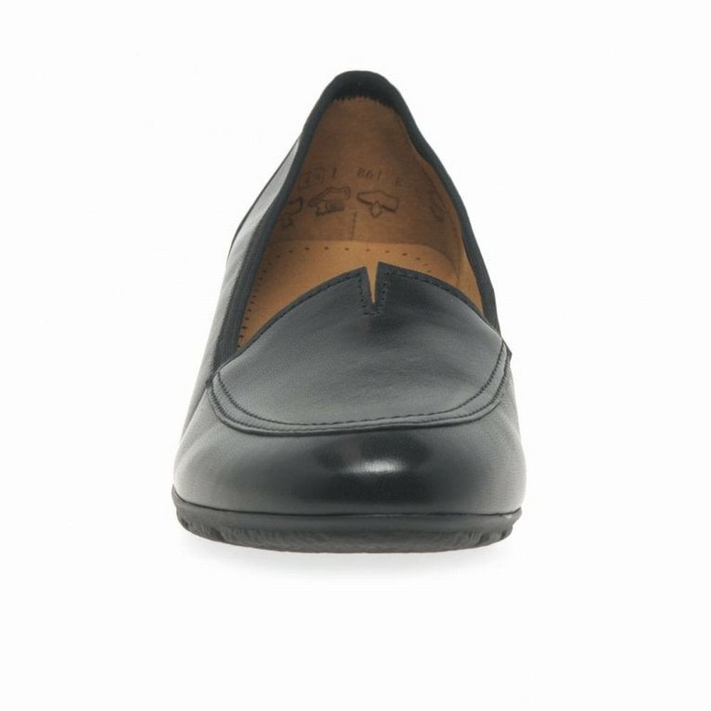 Balerini Dama Gabor Reedham Slip On Negrii | RO0001946