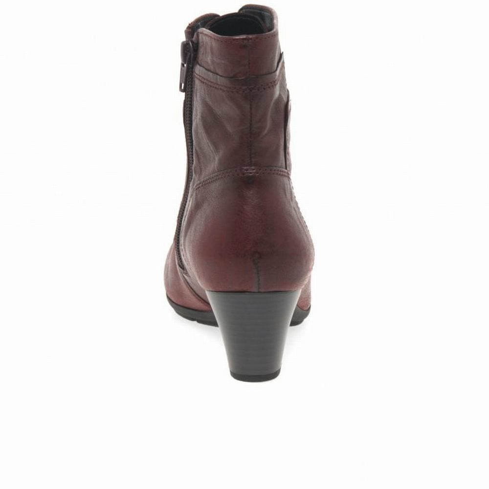 Botine Dama Gabor National Rosii Inchis | RO0004611