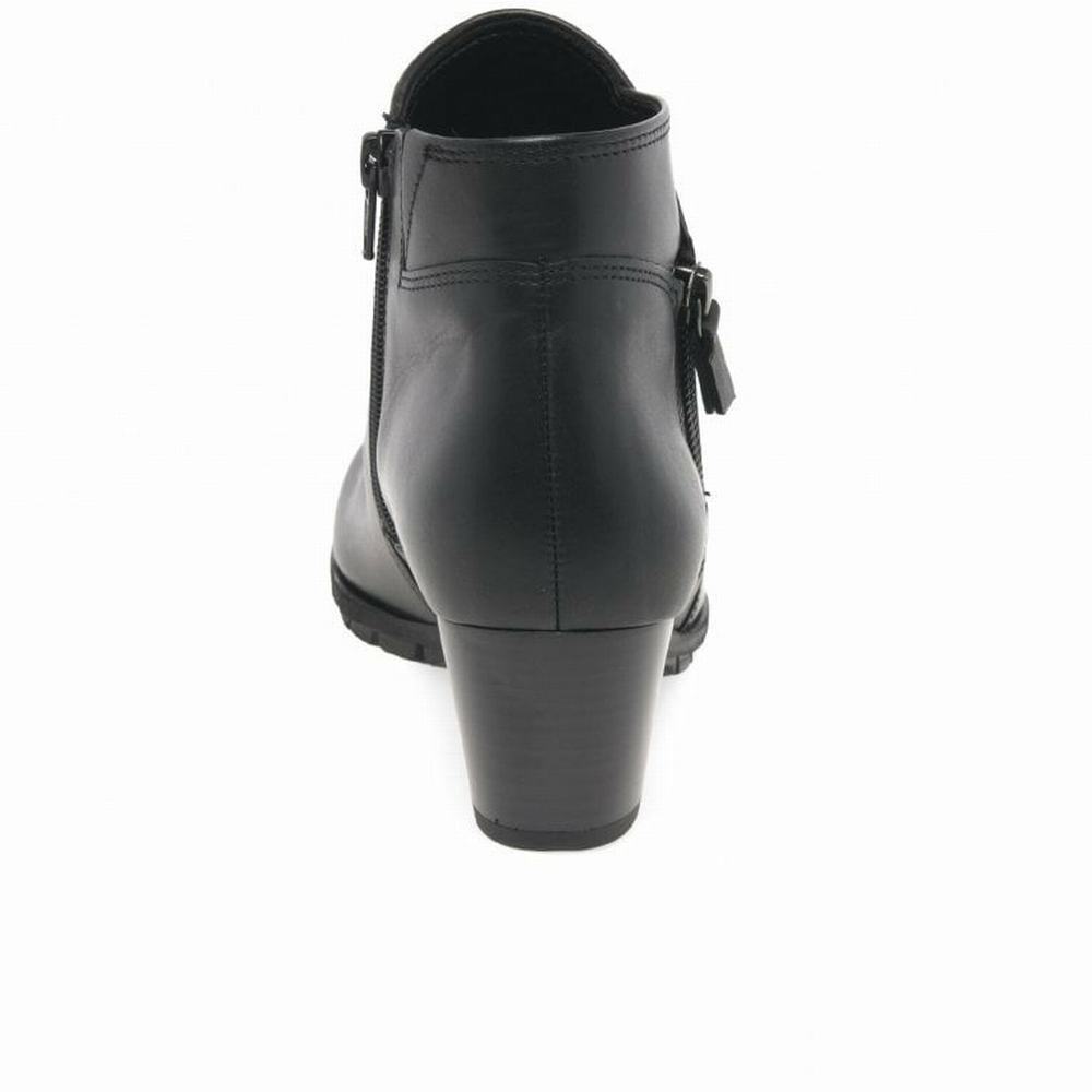 Botine Dama Gabor Olivetti Zip Fixare Negrii | RO0004638