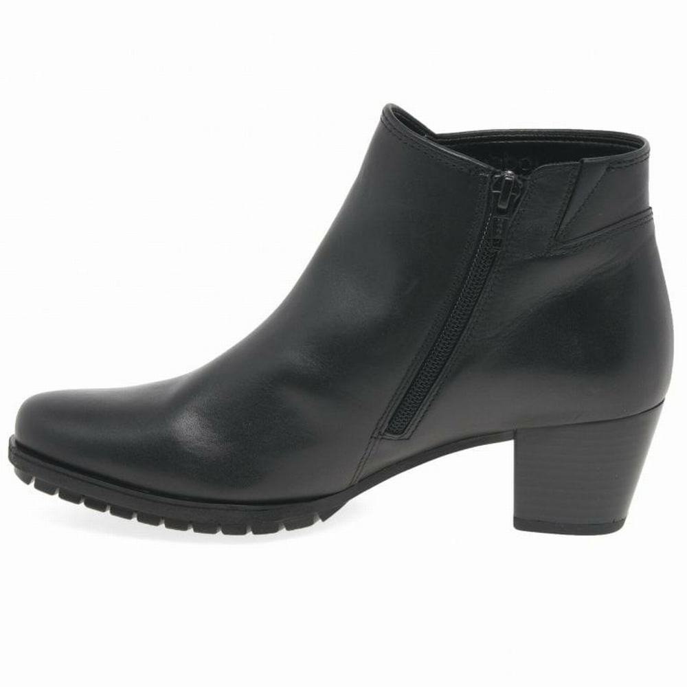 Botine Dama Gabor Olivetti Zip Fixare Negrii | RO0004638