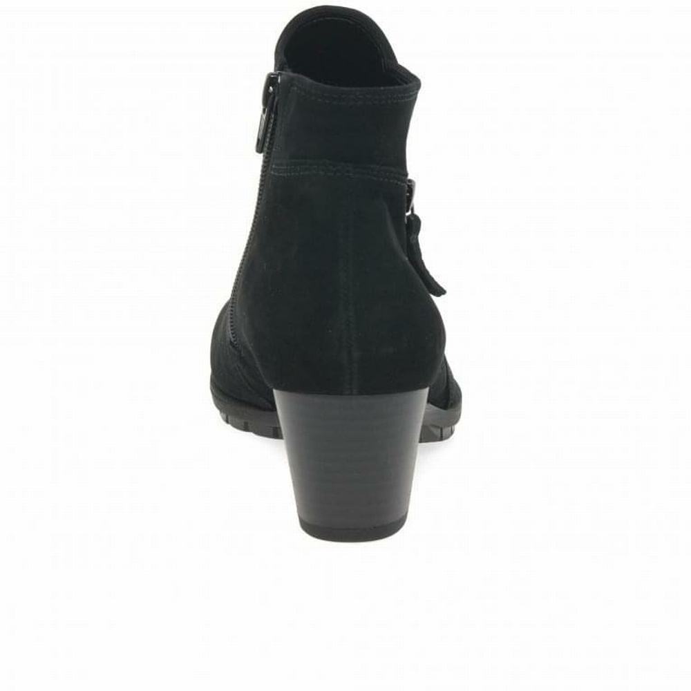 Botine Dama Gabor Olivetti Zip Fixare Negrii | RO0004639