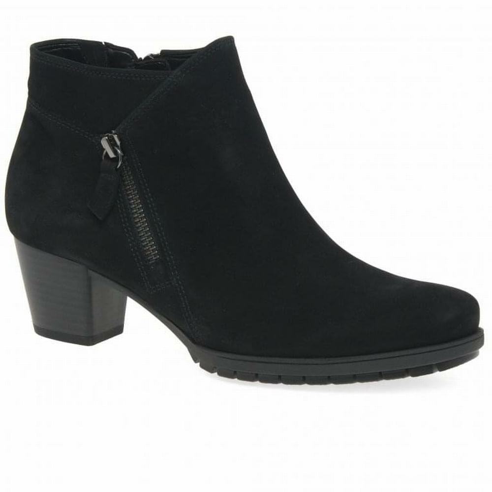 Botine Dama Gabor Olivetti Zip Fixare Negrii | RO0004639