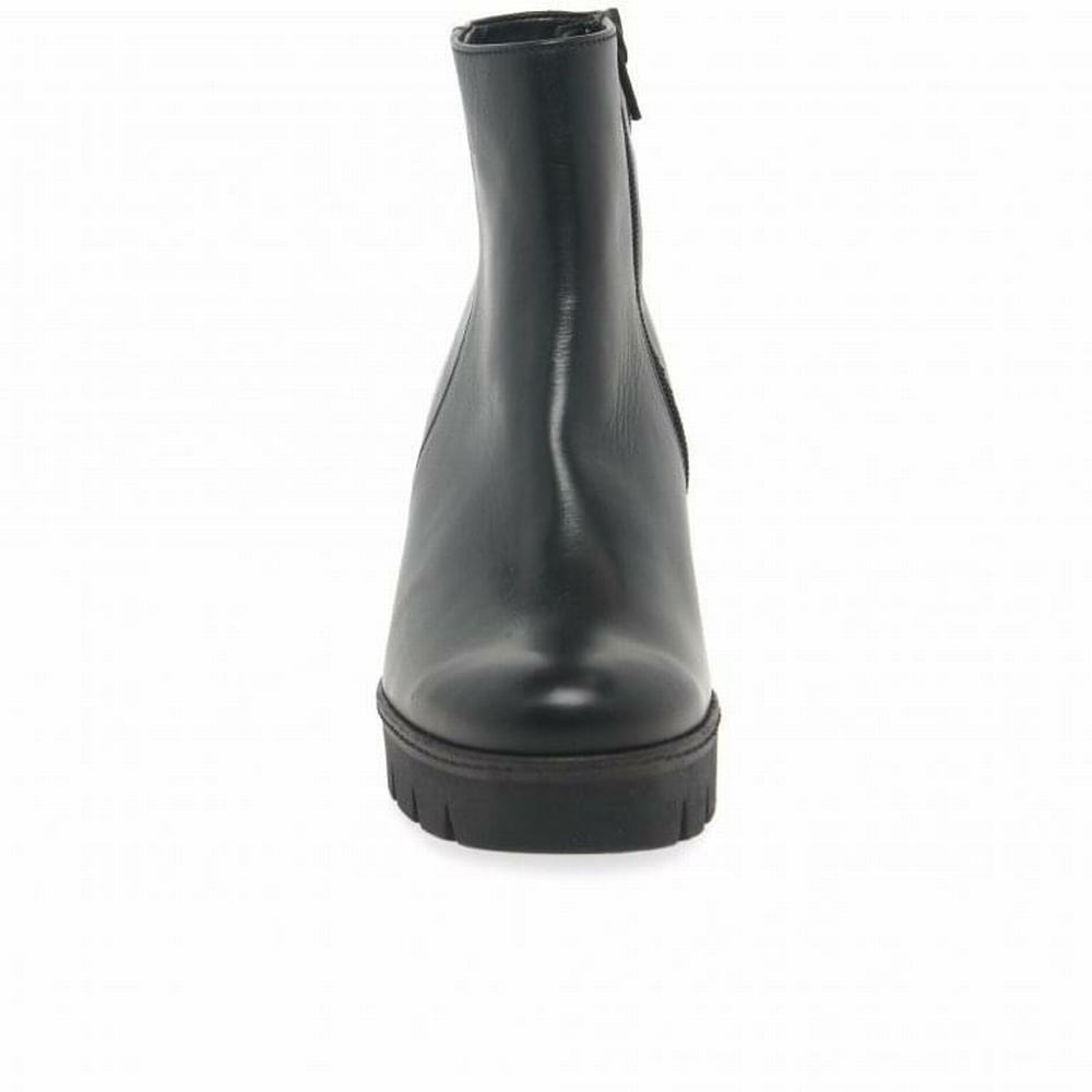 Botine Dama Gabor Utopia Grosolan Wedge Heel Negrii | RO0004623