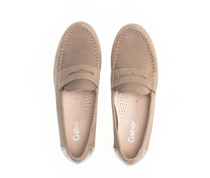 Loafers Dama Gabor Bej | RO0001821