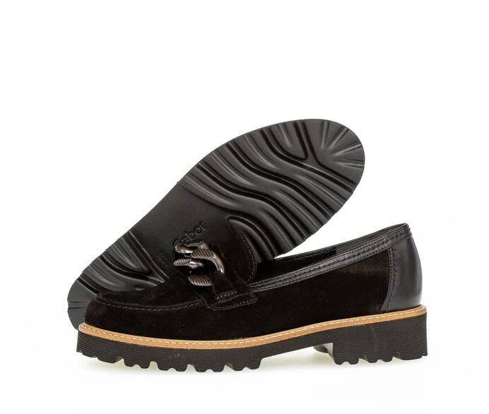 Loafers Dama Gabor Negrii | RO0001731