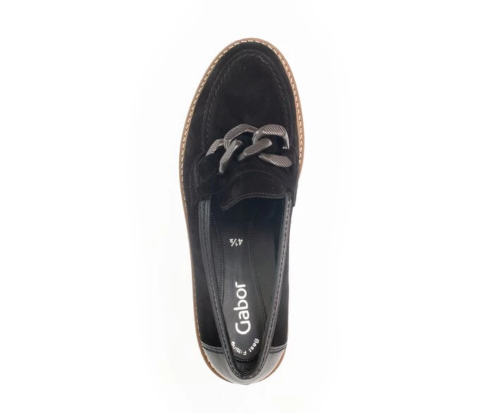 Loafers Dama Gabor Negrii | RO0001731