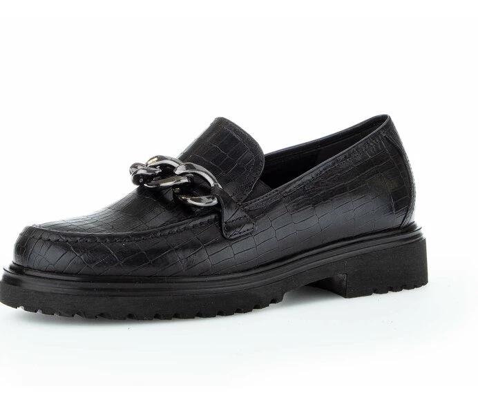 Loafers Dama Gabor Negrii | RO0001779