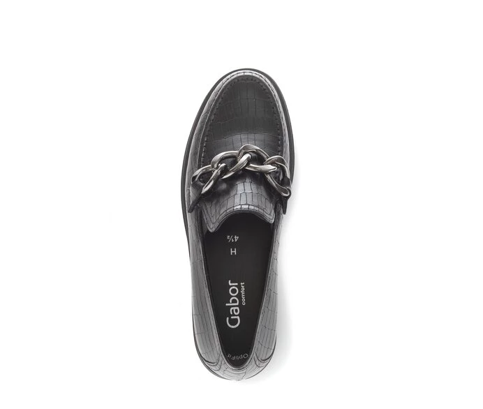 Loafers Dama Gabor Negrii | RO0001779