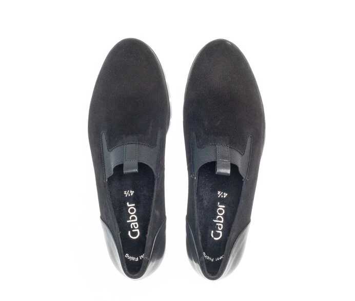 Loafers Dama Gabor Negrii | RO0001800