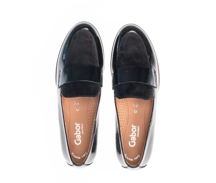 Loafers Dama Gabor Negrii | RO0001898