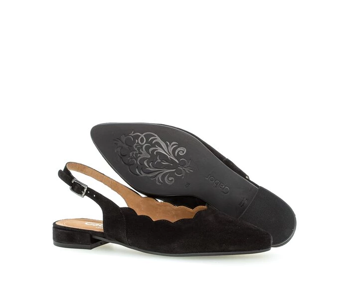 Pantofi Cu Toc Dama Gabor Negrii | RO0001525